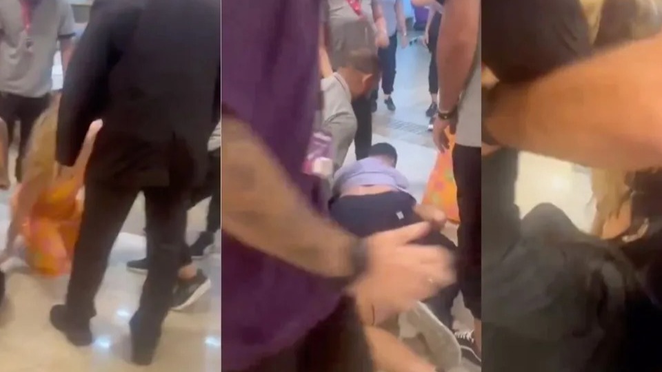 Vídeo: clientes e funcionários brigam em loja de shopping video:-clientes-e-funcionarios-brigam-em-loja-de-shopping