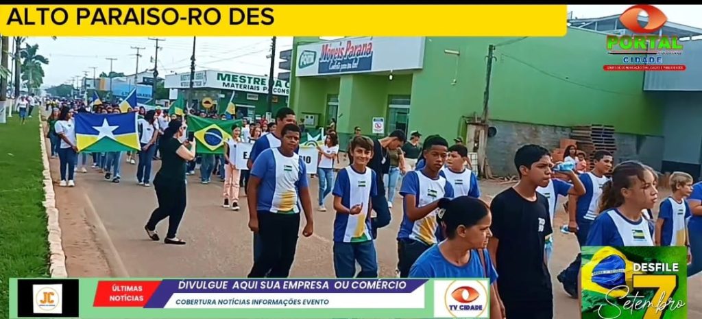 Alto Paraíso-ro Desfile de 7 de Setembro, aconteceu nesta sexta-feira dia 05 -09-2025 acompanhe vídeo.