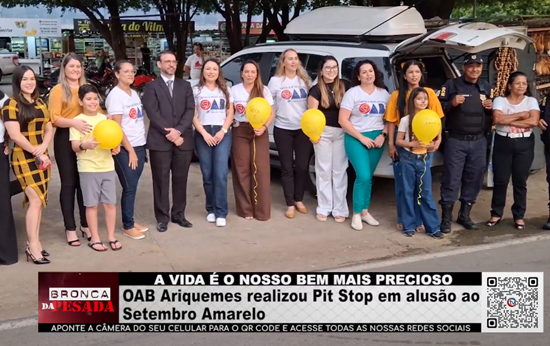 OAB Ariquemes realiza Pit Stop em alusão ao Setembro Amarelo oab-ariquemes-realiza-pit-stop-em-alusao-ao-setembro-amarelo