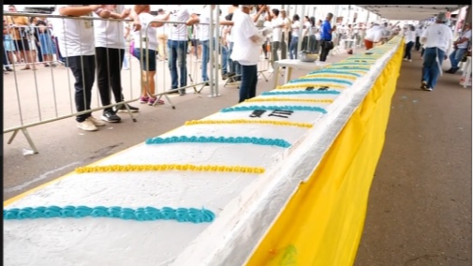 SGC TV: Porto Velho celebra 111 anos com o maior bolo do Norte do Brasil sgc-tv:-porto-velho-celebra-111-anos-com-o-maior-bolo-do-norte-do-brasil