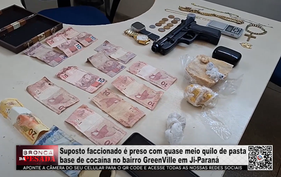 Faccionado é preso com pasta base de cocaína no bairro GreenVille, em Ji–Paraná faccionado-e-preso-com-pasta-base-de-cocaina-no-bairro-greenville,-em-ji–parana