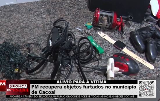 PM recupera objetos furtados no município de Cacoal pm-recupera-objetos-furtados-no-municipio-de-cacoal