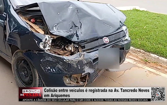 Colisão entre veículos é registrada na Av. Tancredo Neves em Ariquemes colisao-entre-veiculos-e-registrada-na-av.-tancredo-neves-em-ariquemes