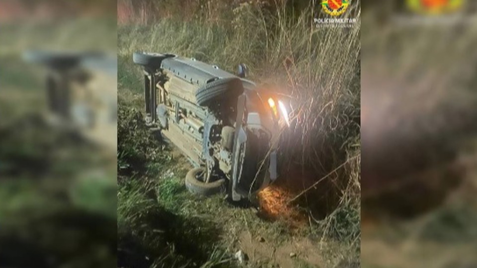 Ladrão com tornozeleira eletrônica é preso após roubar e capotar carro ladrao-com-tornozeleira-eletronica-e-preso-apos-roubar-e-capotar-carro