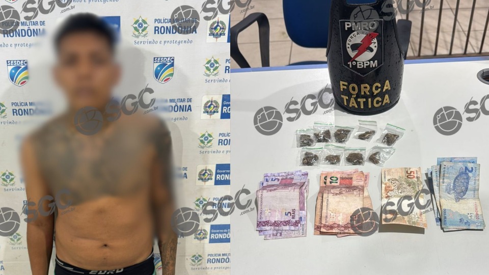 Suspeito é preso em flagrante por tráfico de drogas na região Central suspeito-e-preso-em-flagrante-por-trafico-de-drogas-na-regiao-central