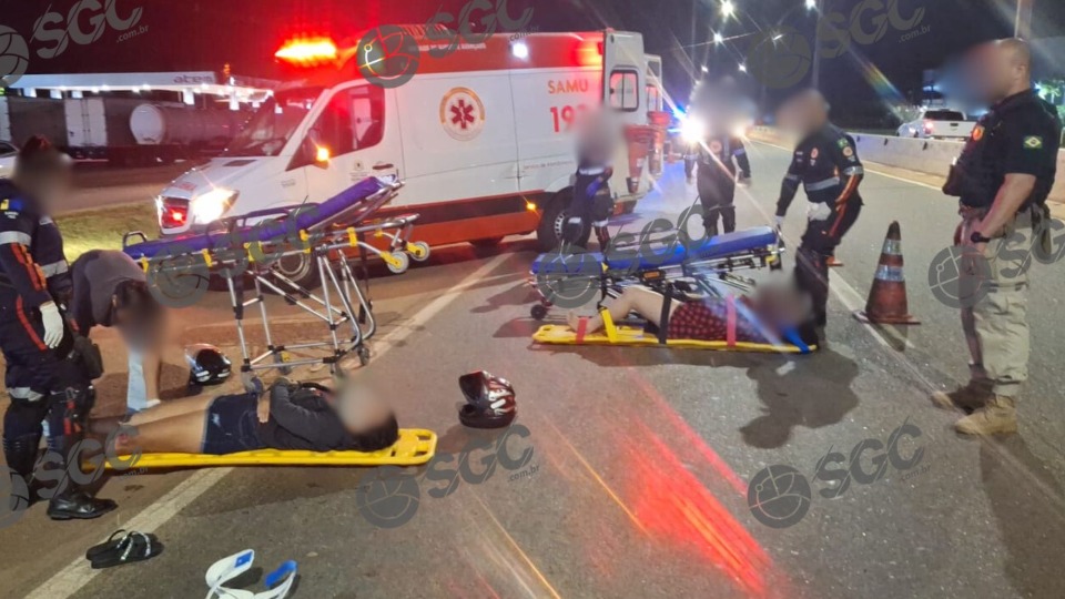 Colisão entre motocicletas deixa duas pessoas feridas na BR-364 colisao-entre-motocicletas-deixa-duas-pessoas-feridas-na-br-364