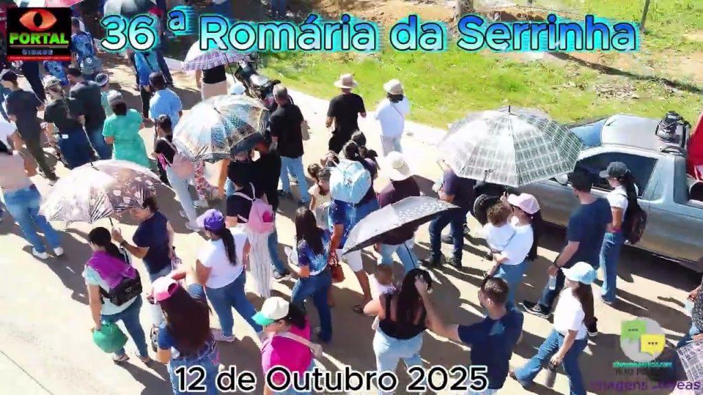 36ª Romaria da Serrinha Alto Paraíso Rondônia veja as imagens no vídeo.