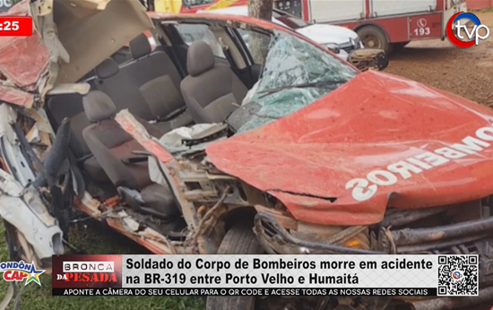 Soldado do Corpo de Bombeiros morre em acidente na BR–319, entre Porto Velho e Humaitá soldado-do-corpo-de-bombeiros-morre-em-acidente-na-br–319,-entre-porto-velho-e-humaita