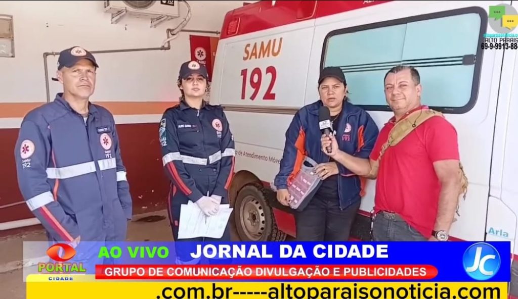 Alto Paraíso: O Samu recebeu uma ligação de que uma pessoa estaria em surto psicótico. Vídeo